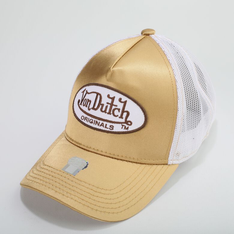 Kaufen G&#252;nstig Von Dutch Originals -Trucker Cary Trucker Cap, light brown/white F0817666-01354 Sale Online
